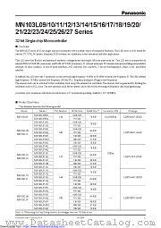 MN103LF11N datasheet pdf Panasonic