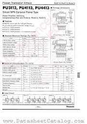 PUB4413 datasheet pdf Panasonic
