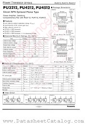 PUA3212 datasheet pdf Panasonic