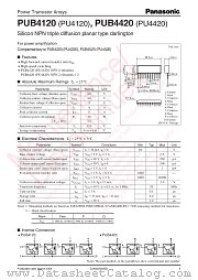 PUB4120 datasheet pdf Panasonic