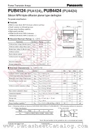 PUB4424 datasheet pdf Panasonic