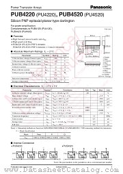 PUB4520 datasheet pdf Panasonic