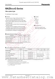 MAZ8360G datasheet pdf Panasonic