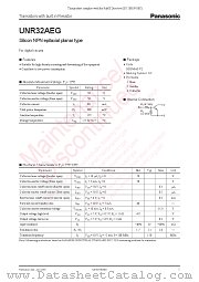UNR32AEG datasheet pdf Panasonic