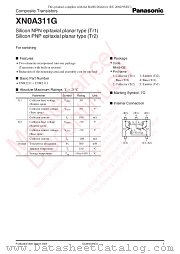 XN0A311G datasheet pdf Panasonic
