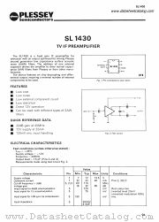 SL1430 datasheet pdf PLESSEY Semiconductors