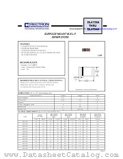 DL4764A-W datasheet pdf Rectron Semiconductor