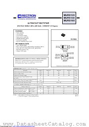 MURS140 datasheet pdf Rectron Semiconductor