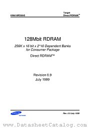 KM416RD8AS-RBM80 datasheet pdf Samsung Electronic