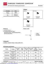 2SAR522UBTL datasheet pdf ROHM