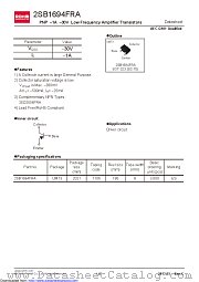 2SB1694FRAT106 datasheet pdf ROHM