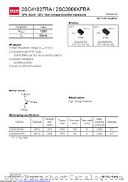 2SC4102FRA datasheet pdf ROHM