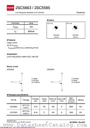 2SC5663T2L datasheet pdf ROHM
