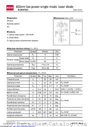 RLD65PZX3 datasheet pdf ROHM