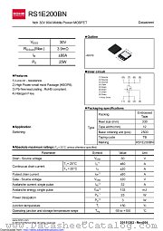 RS1E200BNTB datasheet pdf ROHM