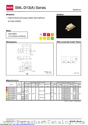 SML-D13WW(A) datasheet pdf ROHM