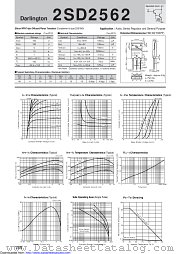2SD2562 datasheet pdf Sanken