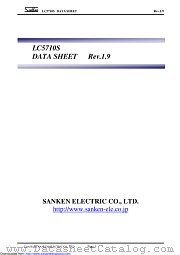 LC5710S datasheet pdf Sanken