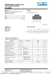 SLA4052 datasheet pdf Sanken