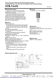 STR-Y6456 datasheet pdf Sanken