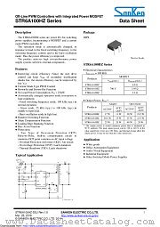 STR6A161HZ datasheet pdf Sanken