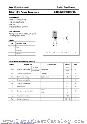 2SC3970A datasheet pdf Savantic