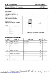 2SB1160 datasheet pdf Savantic