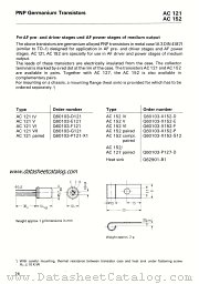AC152 datasheet pdf Siemens