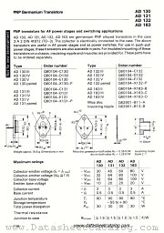 AD130III datasheet pdf Siemens