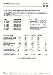 BC259C datasheet pdf Siemens