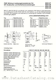 BDX30-10 datasheet pdf Siemens