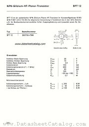 BFT12 datasheet pdf Siemens