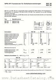 BSY58 datasheet pdf Siemens