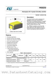 1N5822U datasheet pdf ST Microelectronics