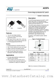ACST435-8B datasheet pdf ST Microelectronics