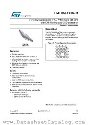 EMIF06-USD04F3 datasheet pdf ST Microelectronics