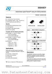 ESDA25SC6Y datasheet pdf ST Microelectronics