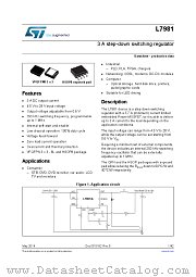L7981TR datasheet pdf ST Microelectronics