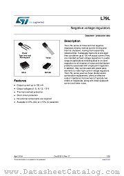 L79L12ACZ-TR datasheet pdf ST Microelectronics
