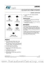 LM2903YDT datasheet pdf ST Microelectronics