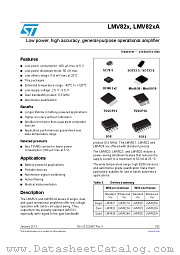 LMV825A datasheet pdf ST Microelectronics