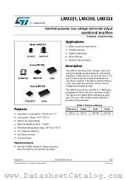 LMX321ILT datasheet pdf ST Microelectronics