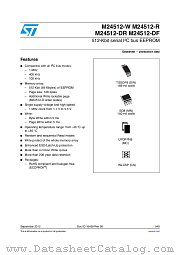 M24512-WDW6TP datasheet pdf ST Microelectronics