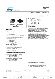 SM6T47CAY datasheet pdf ST Microelectronics