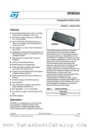 SPIMD20 datasheet pdf ST Microelectronics