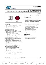 ST23L48A datasheet pdf ST Microelectronics