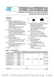 ST72F32AK2TCS datasheet pdf ST Microelectronics