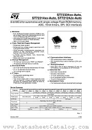 ST72334J4-Auto datasheet pdf ST Microelectronics