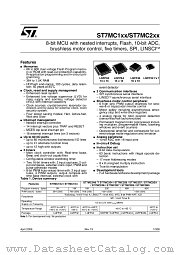 ST7MC2S6 datasheet pdf ST Microelectronics