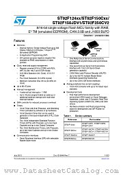 ST92F150CV1T3 datasheet pdf ST Microelectronics